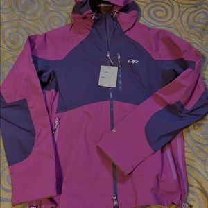 OR Hemispheres Ski Shell Magenta/Twilight